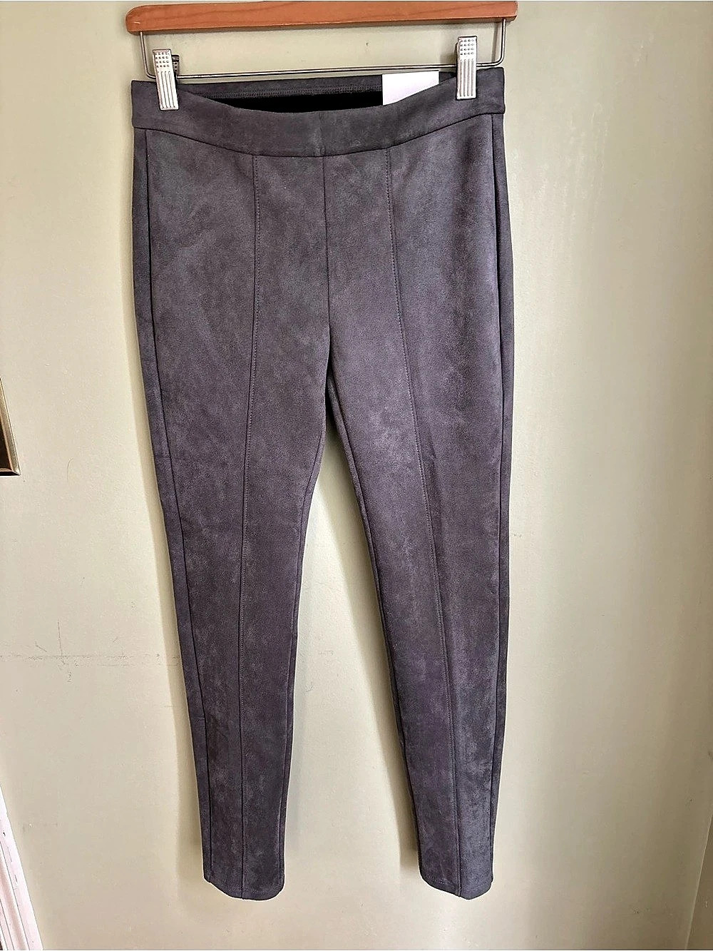 White House Black Market Ultra Suede Legging Gray Size 0R NWT